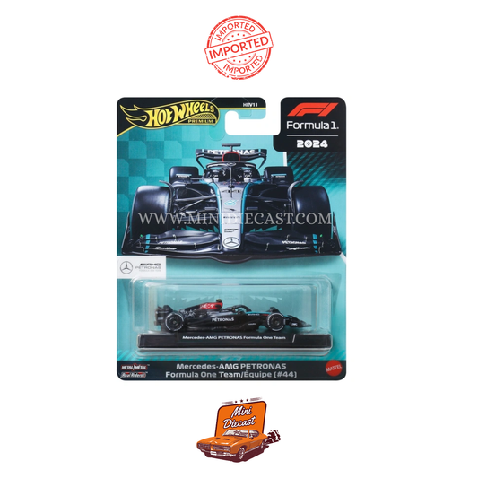 Hot Wheels Premium 2024 Formula 1 – Mercedes-AMG PETRONAS F1 Team (No. 44) – 1:64 Scale (Imported)