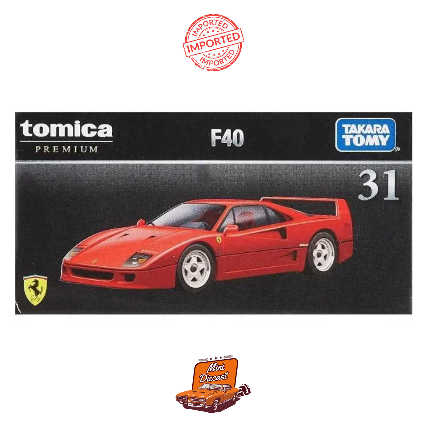 Takara Tomy Tomica Premium 31 Ferrari F40 (Sealed / Imported)