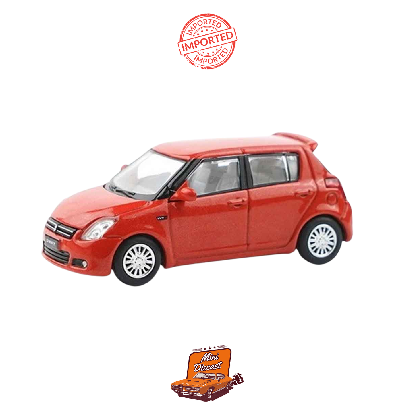 XCartoys 1:64 Suzuki Swift Gen 1 – Red Diecast Model (Y36-01) Imported