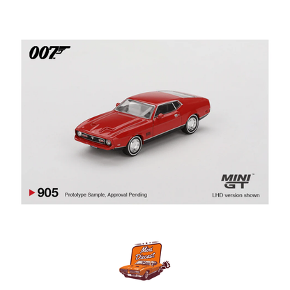 Mini GT – James Bond 007 “Diamonds Are Forever” Ford Mustang Mach 1 (Blister Pack)