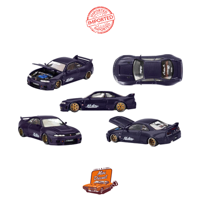 Mini GT #163: Kaido House Nissan Skyline GT-R (R33) Active Carbon R V2 (Sealed / Imported)