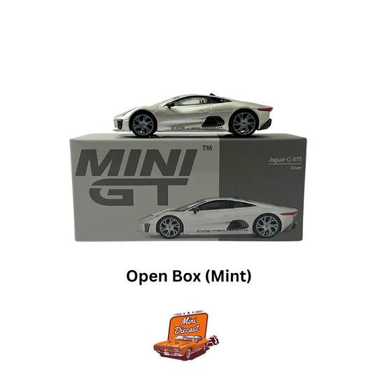 Mini GT – Jaguar C-X75 (Silver) (Unsealed / Mint Condition)