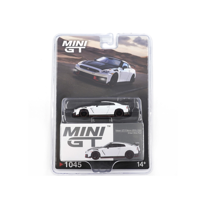 Mini GT #1045 Nissan GT-R Nismo 2024 White Pearl Blister Pack