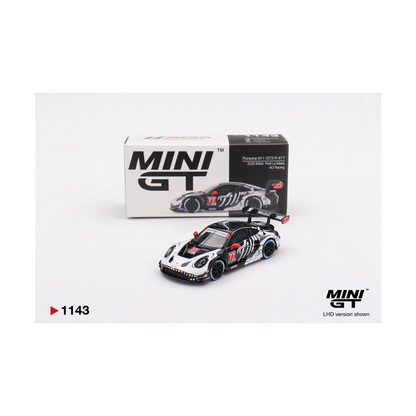 Mini GT #1143 Porsche 911 GT3 R #77 AO Racing 2025 IMSA Petit Le Mans