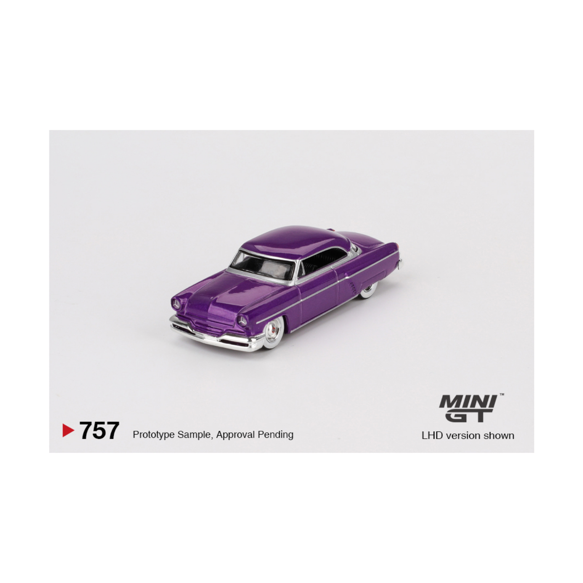 Mini GT #757 Lincoln Capri Hot Rod 1954 Purple Metallic