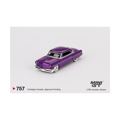 Mini GT #757 Lincoln Capri Hot Rod 1954 Purple Metallic
