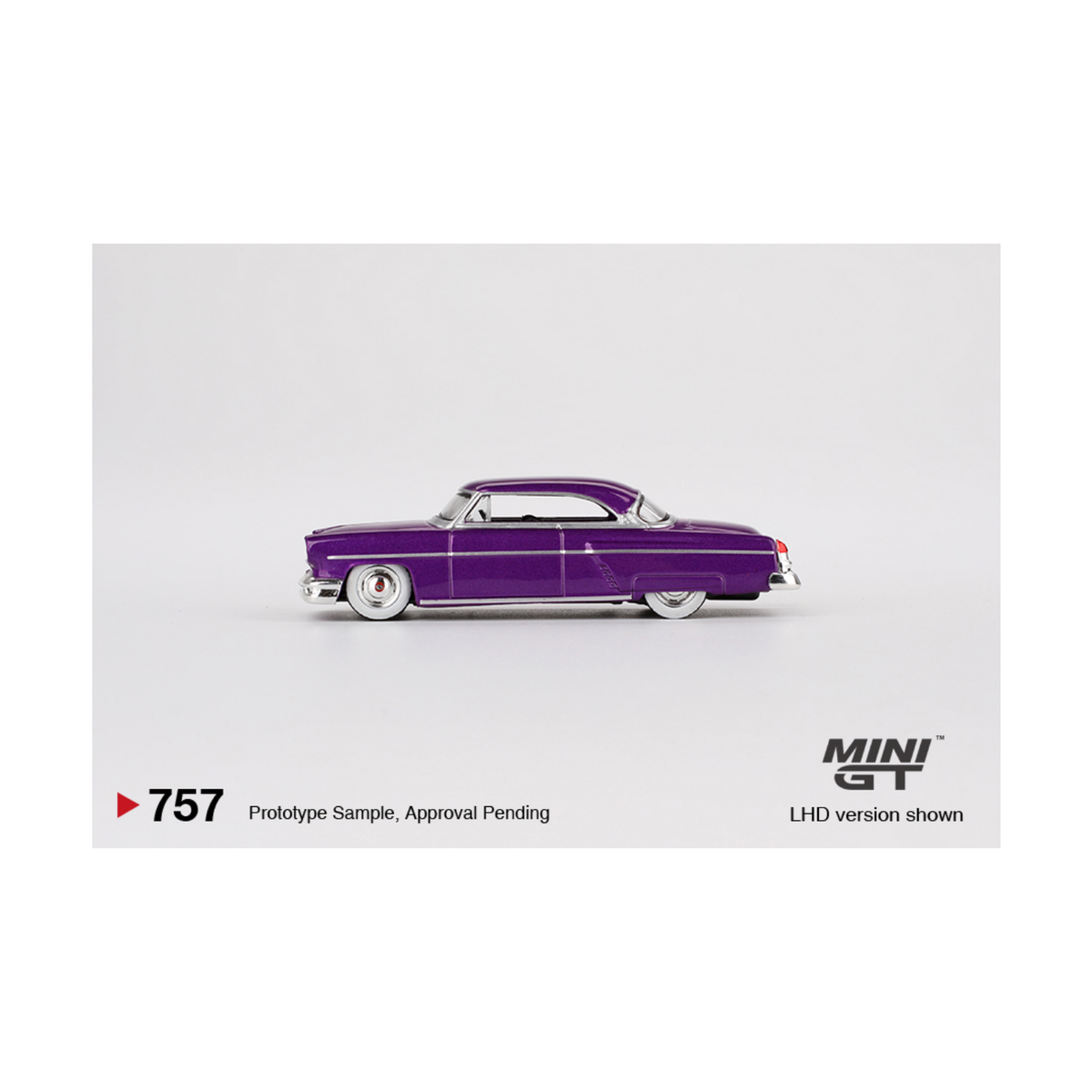 Mini GT #757 Lincoln Capri Hot Rod 1954 Purple Metallic