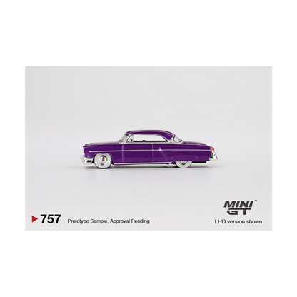 Mini GT #757 Lincoln Capri Hot Rod 1954 Purple Metallic