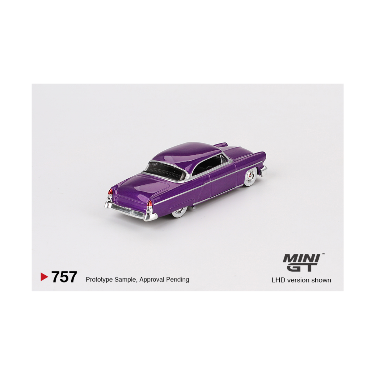 Mini GT #757 Lincoln Capri Hot Rod 1954 Purple Metallic