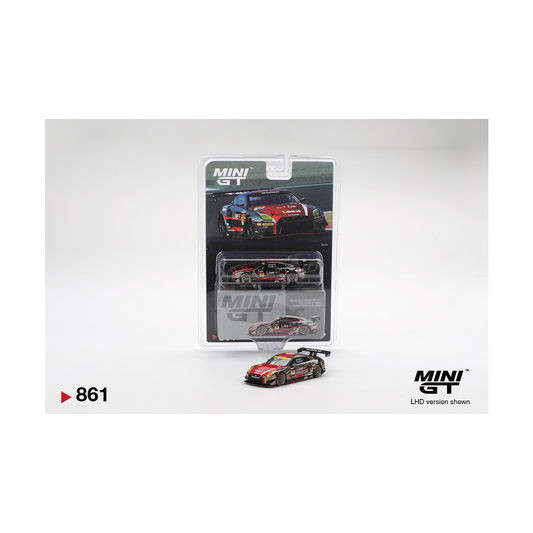 Mini GT #861 Nissan GT-R NISMO GT3 #11 "GAINER TANAX GT-R" GAINER 2023 Blister Pack