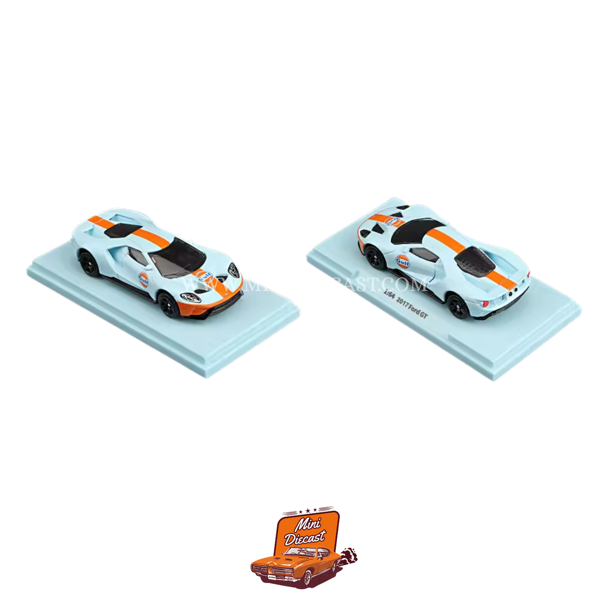 CCA 2017 Ford GT Gulf Livery (With Acrylic Case)
