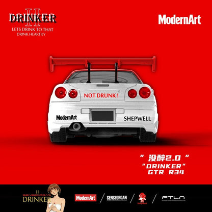 ModernArt "Drinker Not Drunk 2.0" GTR R34 (MD800509)
