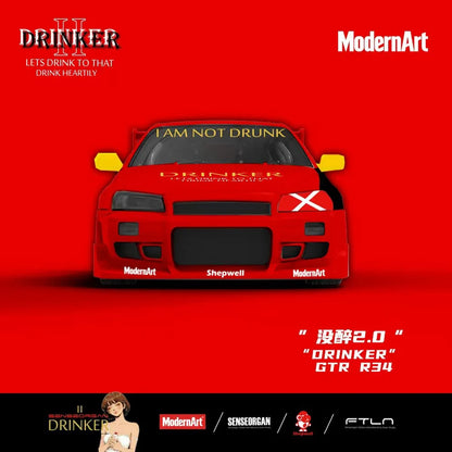 ModernArt "Drinker Not Drunk 2.0" GTR R34 (MD800509)