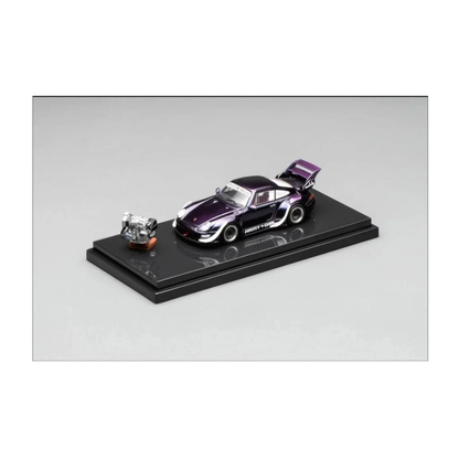 Motorhelix RWB 993 Army Girl (Purple) + Engine (M62205)