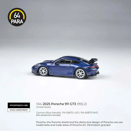 PARA64 Porsche 911 GT3 (992.2) 2025 Blue