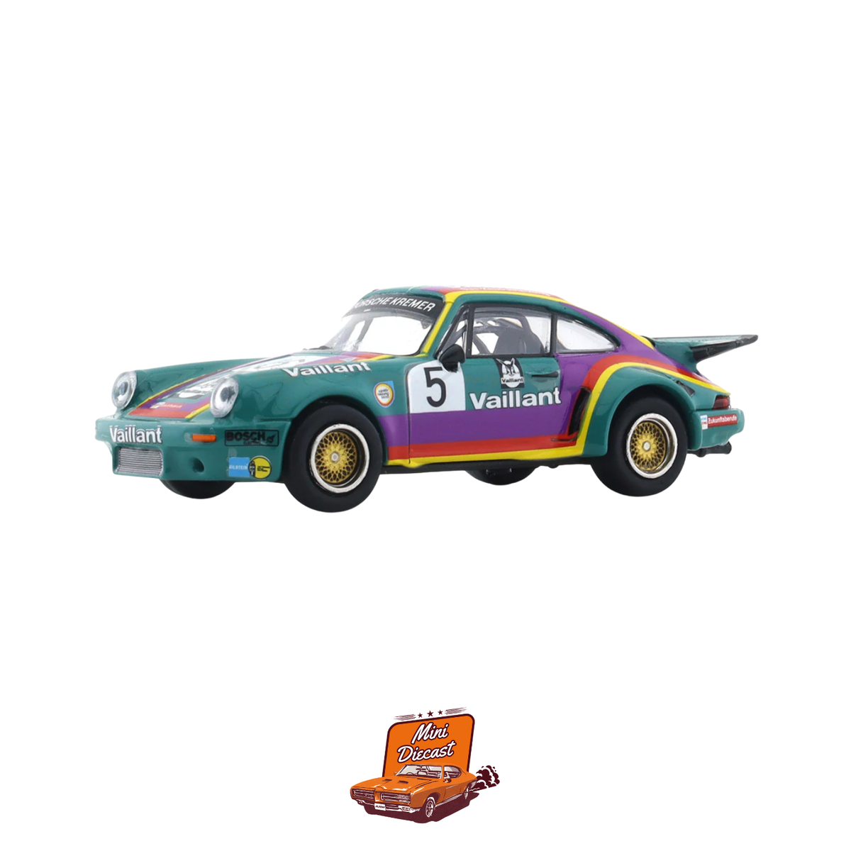 PARA64 1974 Porsche 911 3.0 RSR – Vaillant Livery (1:64 Scale)