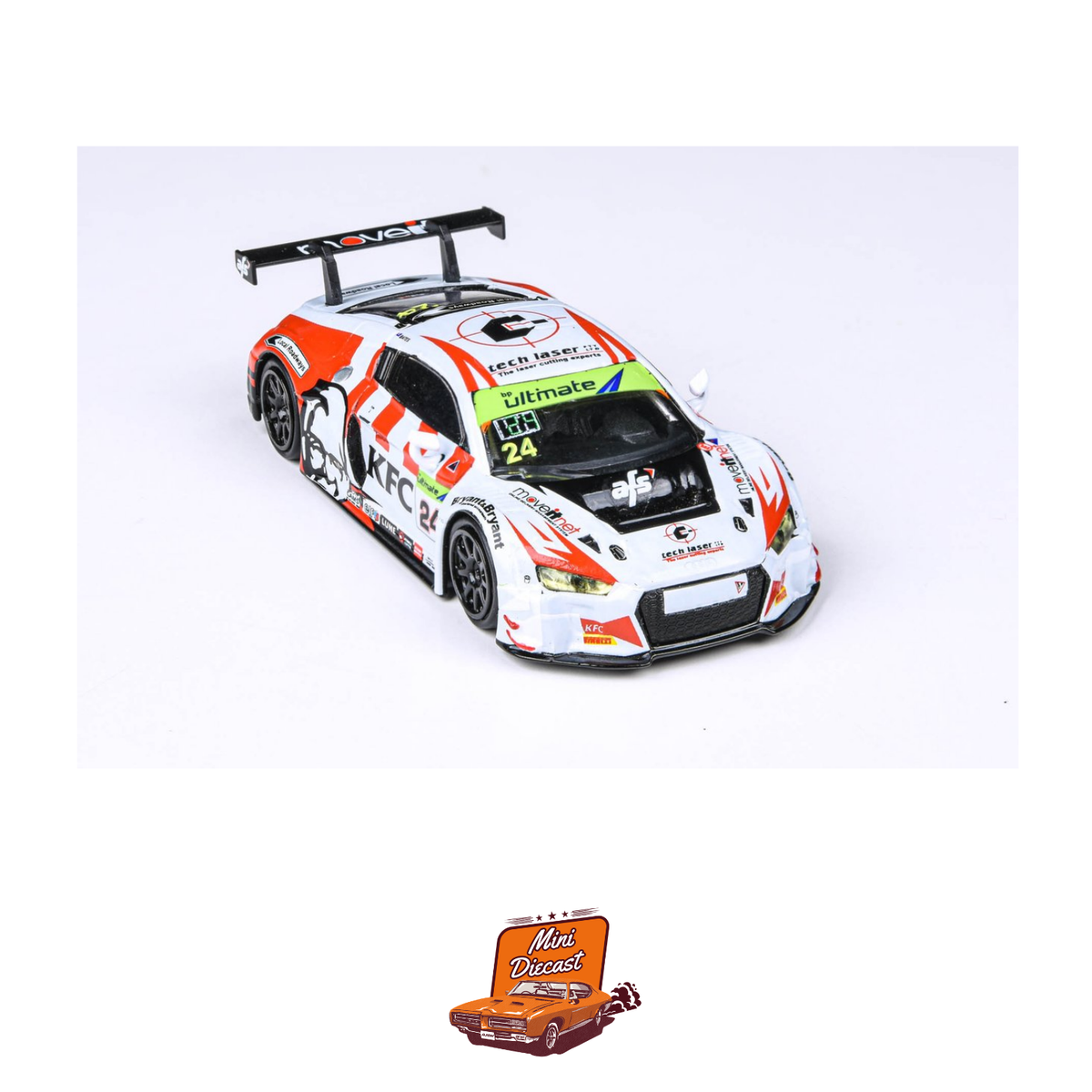 PARA64 Audi R8 LMS 2019 Australian GT Championship KFC Livery (1:64 Scale)