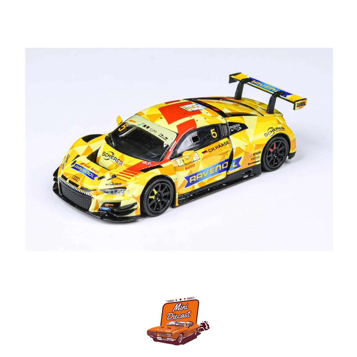 PARA64 Audi R8 LMS 2019 FIA Macau GT Team Phoenix #5 (1:64 Scale)