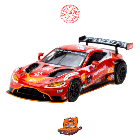 Pop Race 1:64 EVA RT Production Model-02 Aston Martin GT3 (Unsealed – Seal Broken in Transit, Never Opened / Imported)