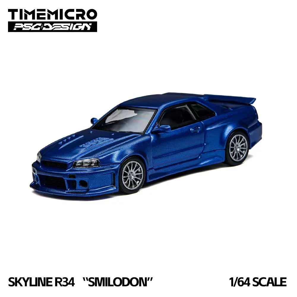 Time Micro Skyline R34 "Smilodon" Navy Blue (TM648403)