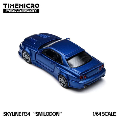 Time Micro Skyline R34 "Smilodon" Navy Blue (TM648403)