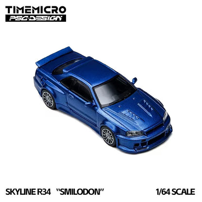 Time Micro Skyline R34 "Smilodon" Navy Blue (TM648403)
