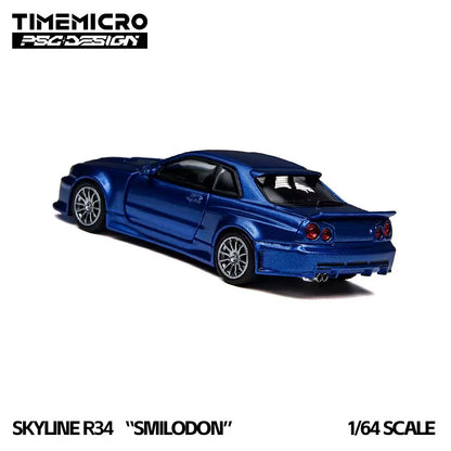Time Micro Skyline R34 "Smilodon" Navy Blue (TM648403)