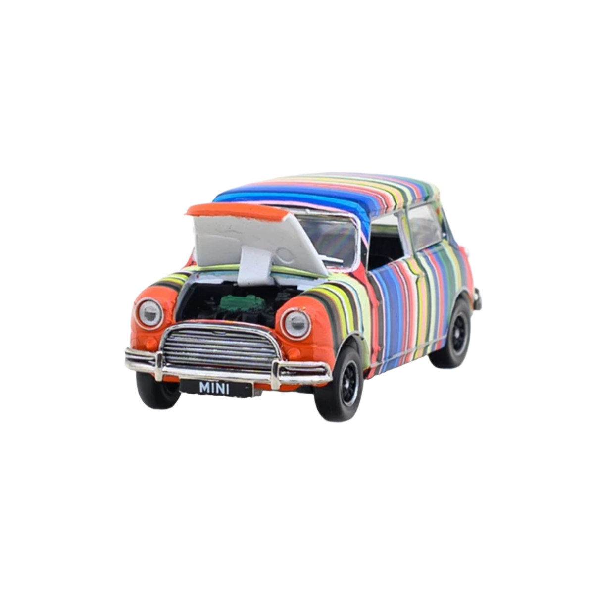 Tiny City Art Car – Coloured Stripes 1:50 Scale