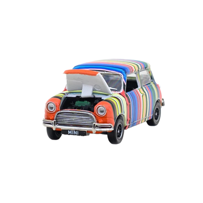Tiny City Art Car – Coloured Stripes 1:50 Scale