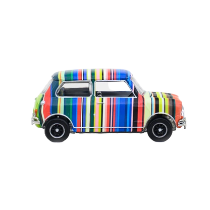 Tiny City Art Car – Coloured Stripes 1:50 Scale