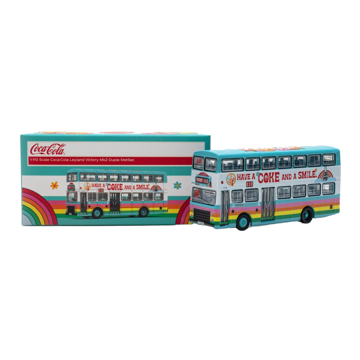 Tiny City CMB Leyland Victory Mk2 Duple MetSec (110) Coca-Cola 1:110 Scale