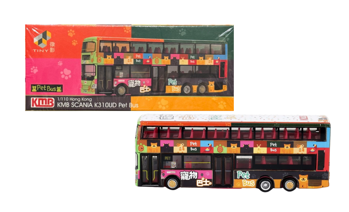 Tiny City KMB Scania K310UD Pet Bus 1:110 Scale