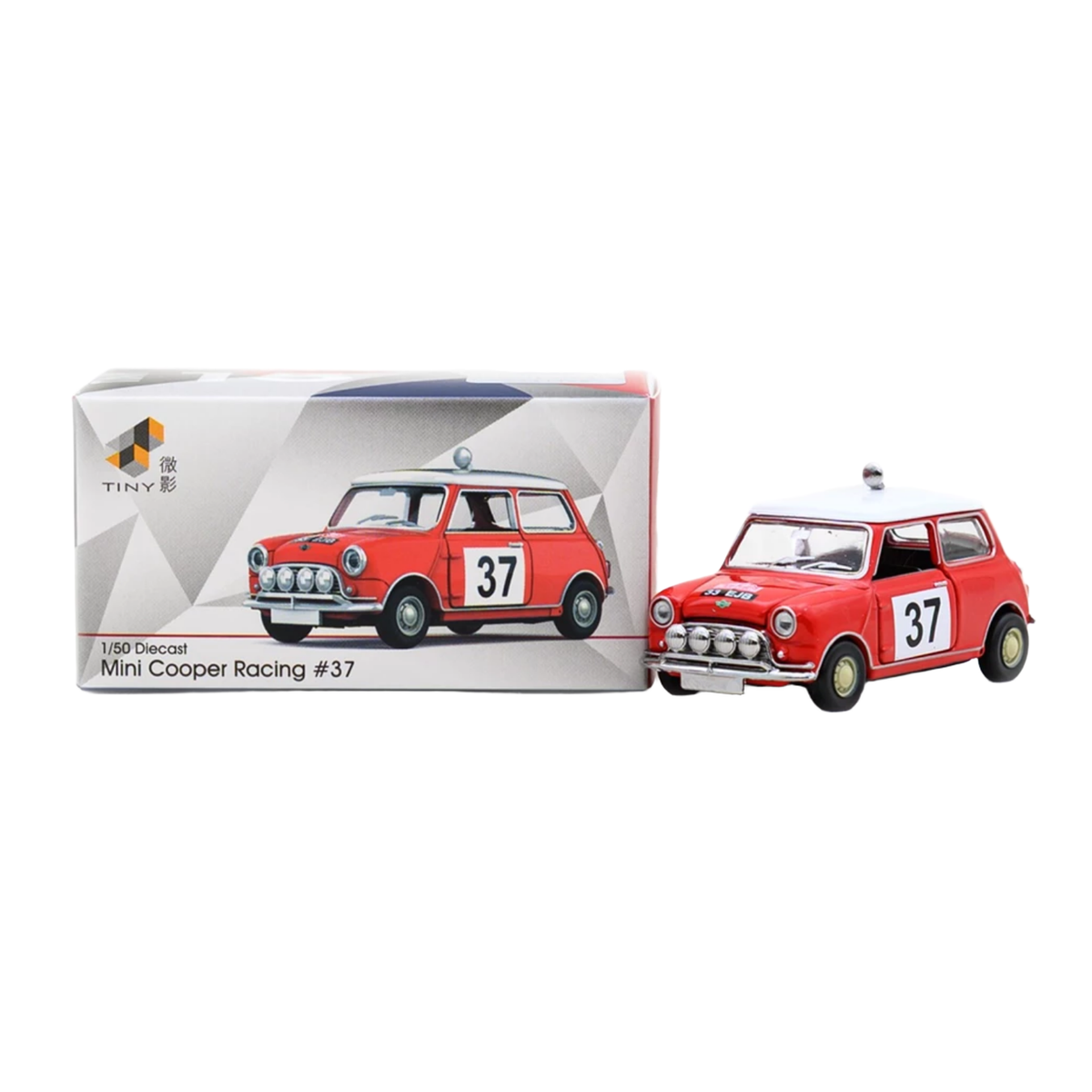 Tiny City Mini Cooper Mk 1 Red #37 1:50 Scale