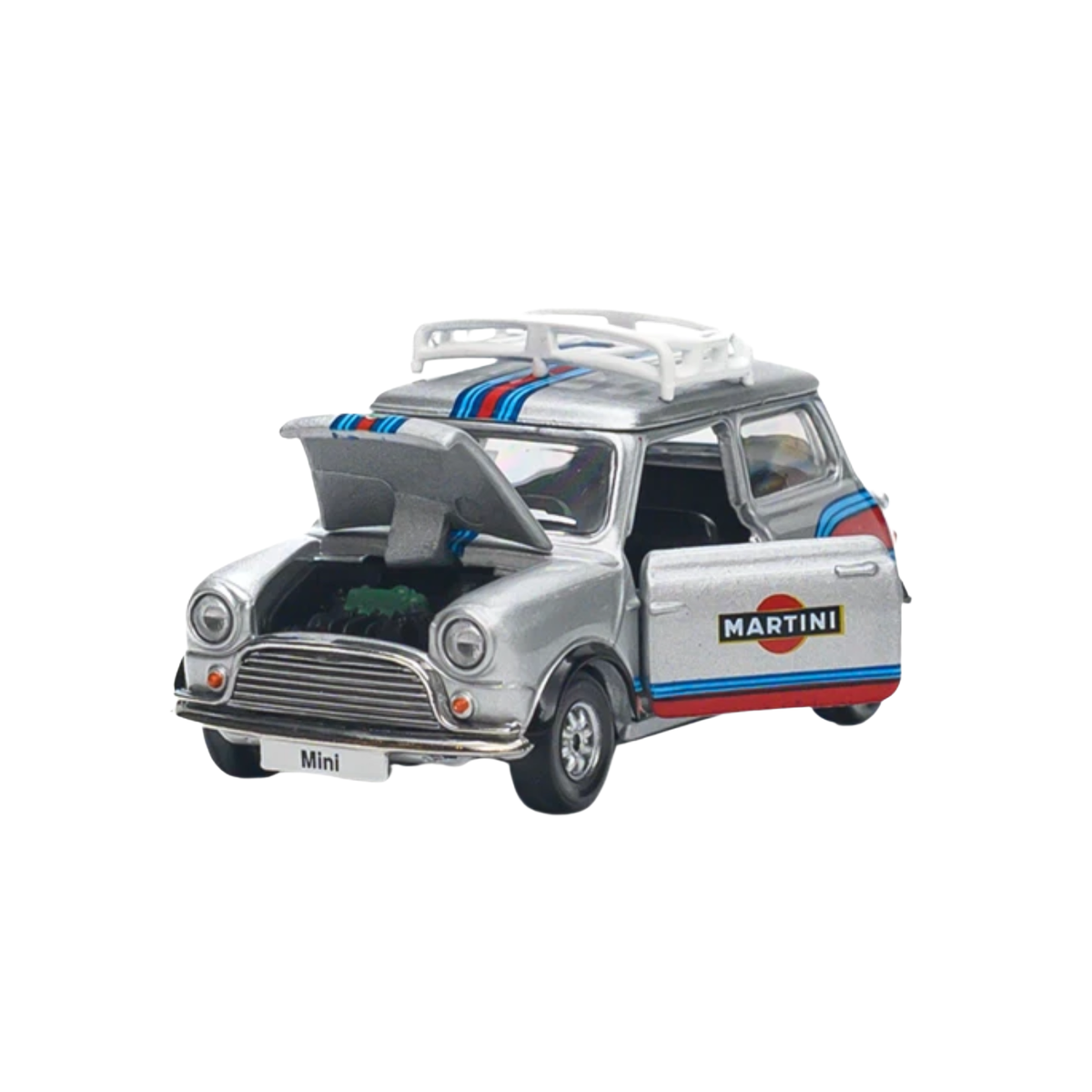 Tiny City No.18 Mini Cooper Mk (Silver) 1:50 Scale