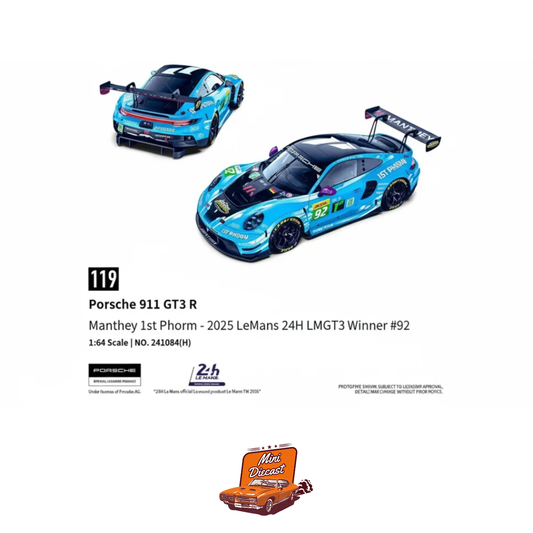 Trends Hobby Porsche 911 GT3 R Le Mans 24H 2025 #92 LMGT3 Winner (241084(H))