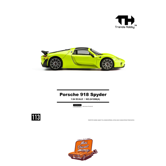 Trends Hobby Porsche 918 Spyder Acid Green 241086(A)