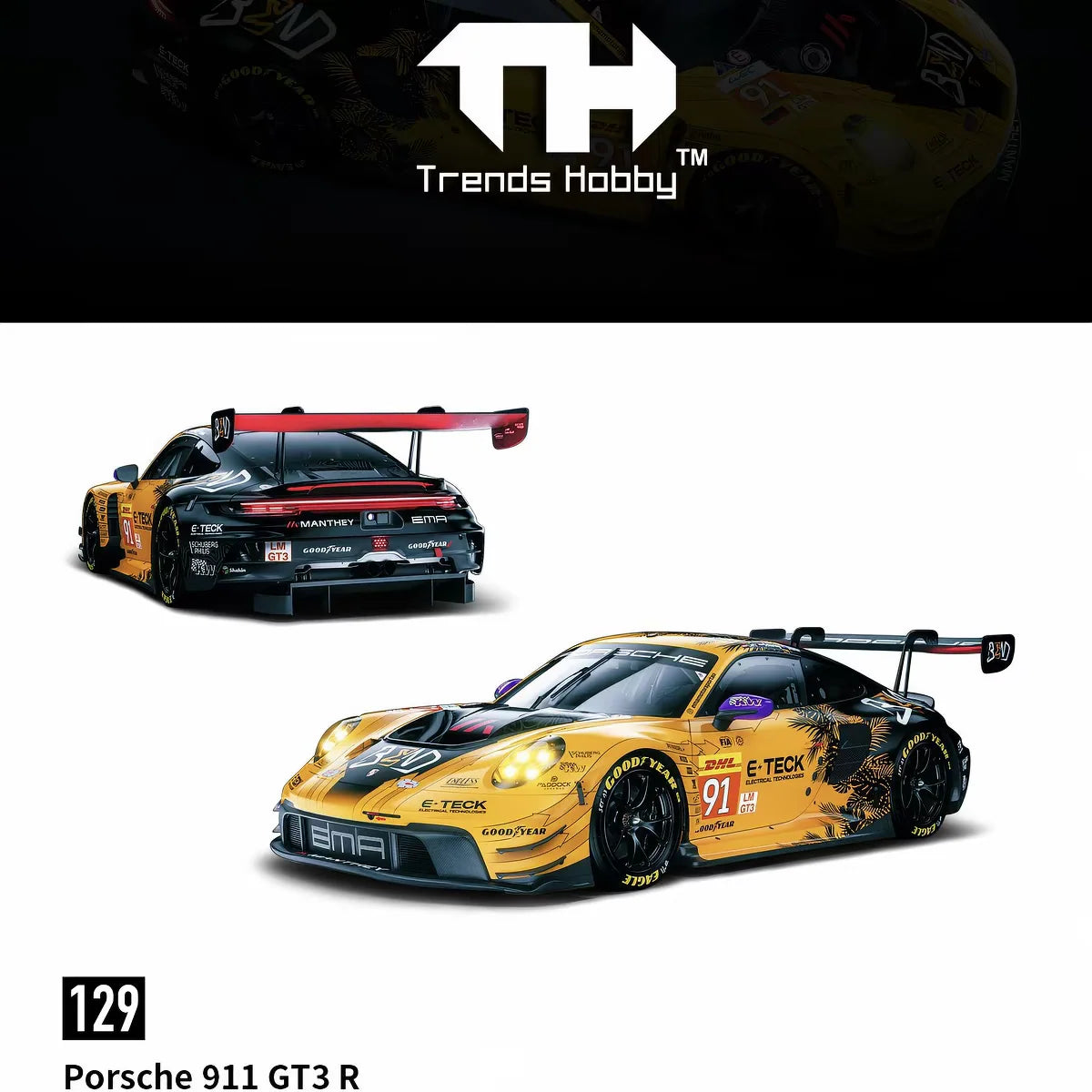 Trends Hobby Porsche 911 GT3 R Le Mans 24H 2024 #91 241084(K)