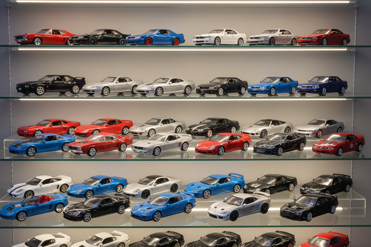 Image of diecast cars collection